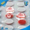Custom size blank round water sensitive sticker label, water sensitive discolor sticker